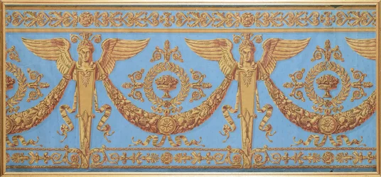 Tapetenfries aus der Konsulatszeit, ca. 1800