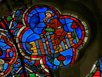 Fenster Ew mit den Monatsarbeiten: Oktober