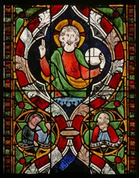 Fenster N-chapA mit Christus