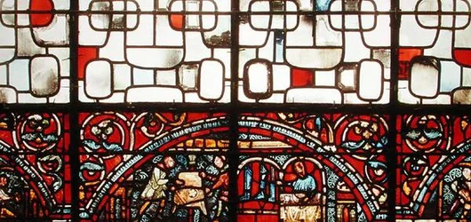 Fenster, das Weber darstellt
