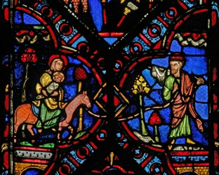 Fenster w0 mit der Flucht nach Ägypten
