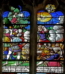 Fenster w0, das Martyrium der Heiligen Foy