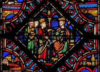 Fenster w0 mit den Weisen bei Herodes