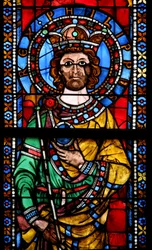 Fenster w11 mit Kaiser Philipp von Schwaben