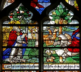 Fenster w120, Gott der Schöpfer