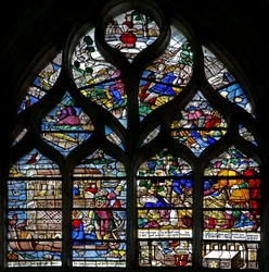Fenster w124, Arche Noah und Noahs Trunkenheit