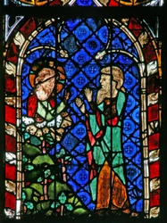 Fenster w17, Gott weist Noah an, die Arche zu bauen
