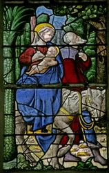 Fenster w1, Flucht nach Ägypten