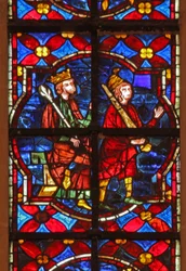 Fenster w212, Darstellung eines Königs und eines Soldaten