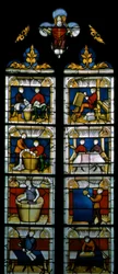 Fenster w25 zeigt das Tuchhändlerfenster