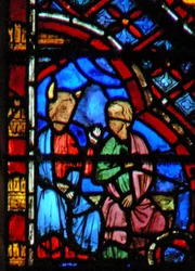 Moses und Aaron sitzen