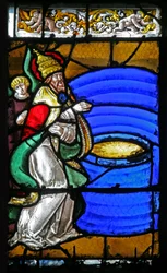Fenster w2 mit der Erschaffung des Lichts