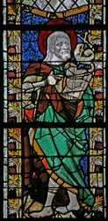 Fenster w47, Darstellung von St. Johannes der Täufer