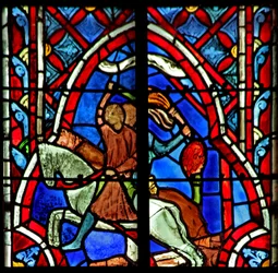 Die Bestrafung der Beamten von Sukkot. Richter VIII 1-17