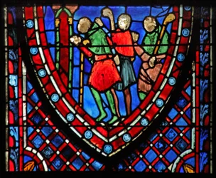 Die Hirten nähern sich der Geburt Christi