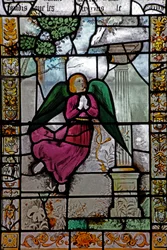 Fenster w8, Darstellung eines Engels