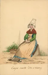 Frauenkostüm von Corps-Nuds, Ille-et-Vilaine