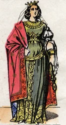 Porträt von Brunehaut