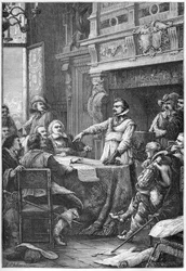 Der Eid von Jean Guiton, geleistet im Hôtel de Ville am 2. Mai