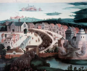 Interview von François I und Heinrich VIII im Camp du Drap d