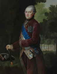 Porträt von Peter von Biron 1724-1800, Herzog von Kurland und Semgallen, 1781