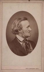 Porträt des Komponisten Richard Wagner, 1813-1883, ca. 1875