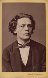 Porträt des Komponisten Anton Rubinstein 1829-1894, ca. 1870
