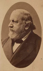 Porträt des Komponisten Ferdinand von Hiller 1811-1885, ca. 1880