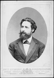 Porträt des Pianisten und Komponisten Heinrich Karl Johann Hofmann 1842-1902