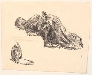 Entwurf zur Figur der Mutter in: Da hast du deine Augen, sagte der Tod...