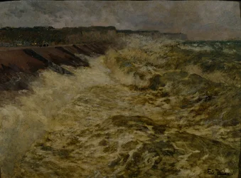 Wellenbrecher in Dieppe