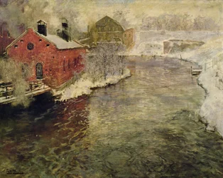 Fabriken am Akerselva (Kristiania/Oslo)
