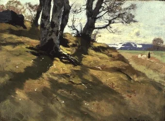 Landschaft bei Stord, Norwegen
