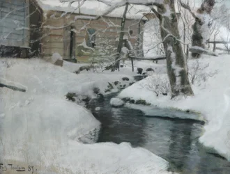 Winter auf der Insel Stord