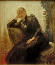 Damenbildnis (Porträt Therese Karl)