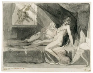 Alp verlässt das Schlafgemach von zwei schlafenden Frauen, 1810