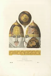 Helm des Großfürsten Jaroslaw II. Wsewolodowitsch, 1840er Jahre