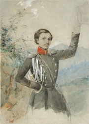 Porträt von Semyon Dmitrievich Lisanevich 1822-1877, 1847-1849