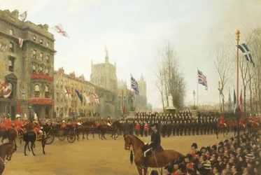 Besuch von Königin Victoria in Bristol im Jahr 1899