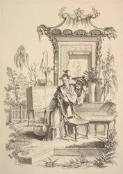 Chinesischer Mann und Frau