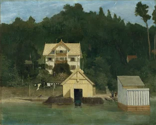 Das Wohnhaus des Künstlers in Ammerland