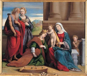 Krönung der heiligen Katharina
