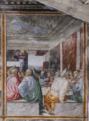 Detail von "Das letzte Abendmahl", aus "Das Leben und die Passion Christi"