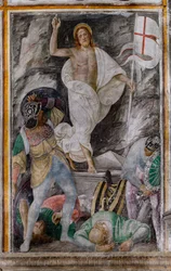 Detail der Auferstehung Christi, aus Das Leben und die Passion Christi