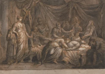 Andromache trauert um den Tod von Hector