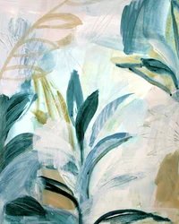 Serene botanische Abstraktion