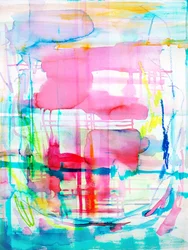 Lebendiges Aquarell Abstrakt