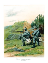 Die 20. Middlesex-Künstler, um 1890