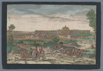 Ansicht der Stadt und des Palastes von Versailles
