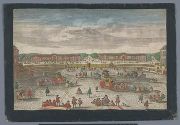 Ansicht der Stallungen des Palastes von Versailles